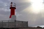 The lighthouse in Playa Blanca