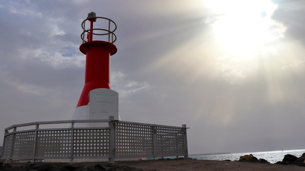 Canarias / Canary Islands, Lanzarote, lighthouse in Playa Blanca
