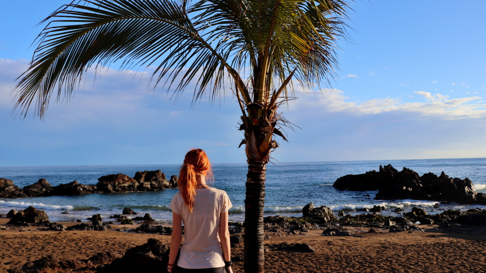 Kanáry, Lanzarote, Puerto Carmen, pláž Playa Chica